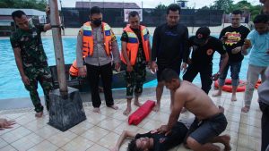 Antisipasi Bencana, Polres HSU Gelar Latihan SAR (Search and Rescue) Gabungan