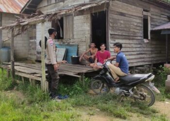 Brigpol Denis Ardiansyah Rutin Sampaikan Pesan Kamtibmas kepada Warga