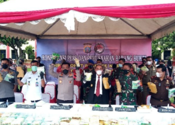 Kapolda Sumut Pimpin Pemusnahan Barang Bukti Narkotika Senilai Rp 203 Miliar
