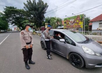 Polsek Tanete Riattang Operasi Yustisi Cegah Penularan Covid-19