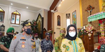 Kapolresta Banyuwangi dan Forpimda Safari Natal, Mengunjungi Sejumlah Gereja di Banyuwangi