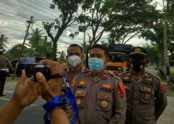 Antisipasi Omnicron Masuk Sumbar, Polres 50 Tingkatkan Razia Pengendara Yang Belum Divaksin