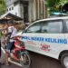 Antisipasi Penularan Varian Baru Omicron Polres Klungkung Kerahkan Mobil Masker Keliling