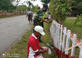 Bersama Dengan Warga Babinsa Bangun Rasa Solidaritas dan Gotong Royong di Wilayah