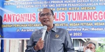 Anggota DPRD Medan Antonius Devolis Tumanggor menyatakan kesedihannya atas keluhan rakyat