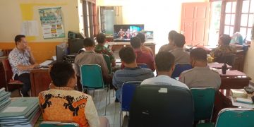 Bersama Polsek Kendal Nobar Semarak Hari Bhayangkara Ke 76 Secara Live di Indosiar